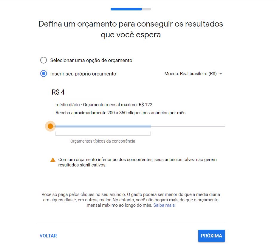 Passo 10 Como criar conta no Google Ads