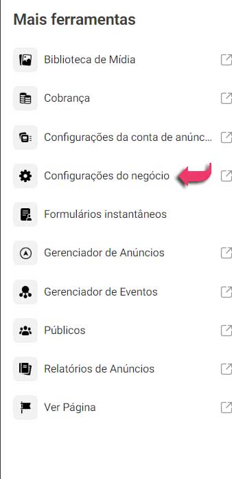 Passo 6 Como criar conta no Facebook Business Manager