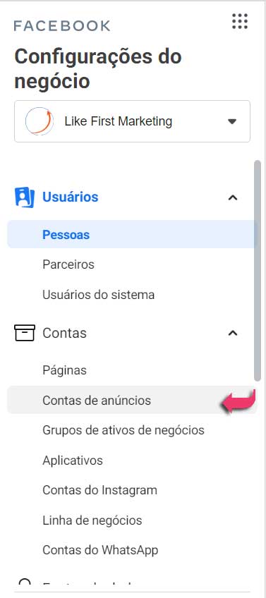 Passo 7 como criar conta business manager